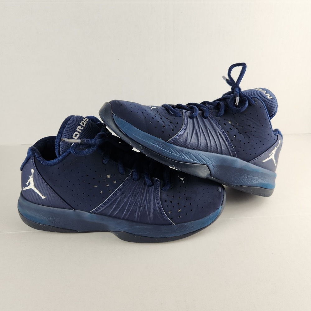 Jordan 5 AM BG Youth 5.5Y Women's Size 7 Midnight Navy White‎ Basketball Sneaker